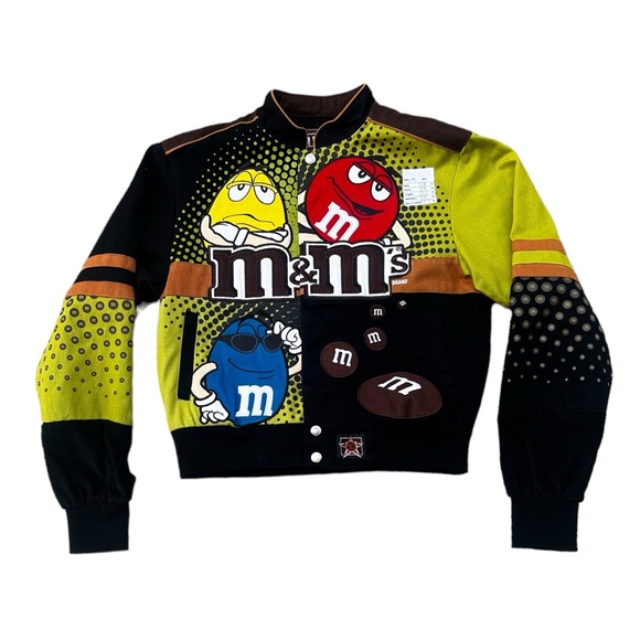 JH Design Nascar M&M's Official Licensed Jacket Size Kids M Size